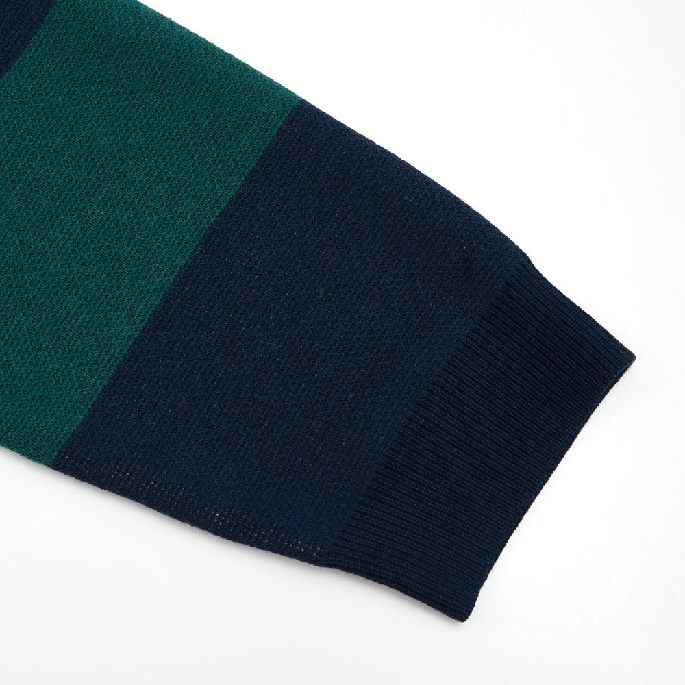 Mascot Knitted Crewneck (Green/Blue)